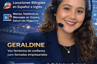 record professional spanish IVR and phone system voice over