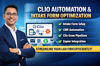 do clio automation intake form optimization clio grow clio manage crm setup
