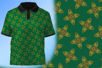 design a professional, seamless repeat pattern