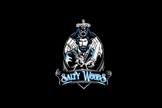 design extraordinary logo for salty dog loves his wood