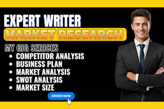 do real estate research, industry analysis, market research, business research
