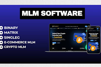 build custom MLM software and dashboard