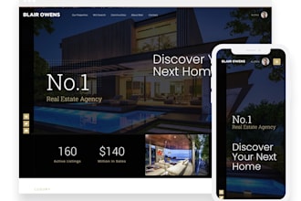 design real estate website
