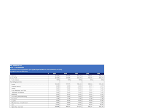 prepare investor ready financial model