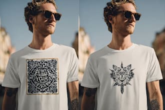 do amazing cartoon t shirt design for amazon merch