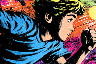 be comic artist graphic novel comic book page