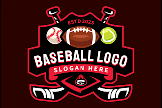 design basketball baseball basketball or sports mascot logo