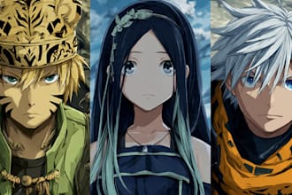 draw custom anime art of your oc, character, and fanart