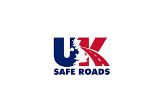 design modern future road safety logo