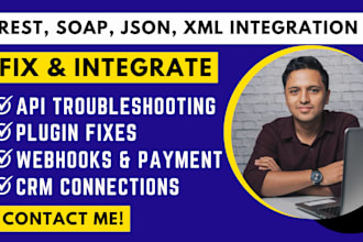 fix, integrate, and connect rest or soap apis in wordpress and woocommerce php