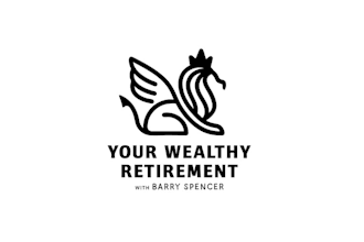 design launch podcast appealing wealthy retiree logo