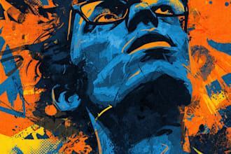 do illustration expressionism art, graffiti, abstract