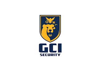 make security shield protection cyber brand logo design