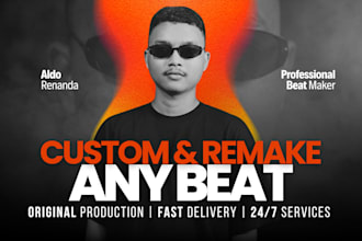 make or remake exclusive custom any beat to avoid copyright