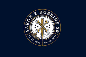 design memorialize passing family member logo