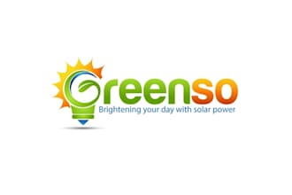 design super power solar revolution logo