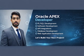 develop, design, and customize oracle apex applications and dashboards