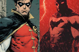 draw you dc or marvel style comic book and superhero