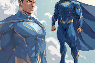 comic manga illustration manga character manga illustration