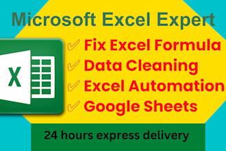 clean, format, merge, split excel data