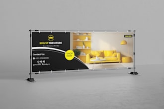 design eye catching and banners