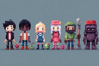 make pixel art avatar or portrait for you in any expression