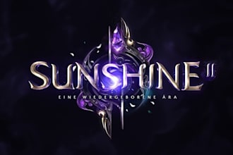design a sci fi metal logo for gaming or streaming