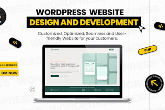 design and develop a conversion focused wordpress website