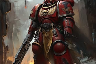 illustrate your warhammer 40k art