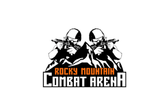 design premium combat sport brand logo