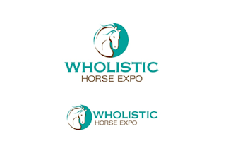 horseshoe or equestrian equine horse logo harness racing