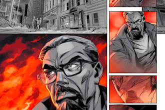 do comic book illustration graphic novel superhero comic webcomic comic artist
