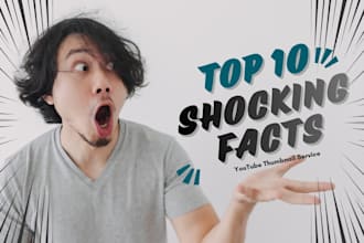 design thumbnails of all kinds for youtube