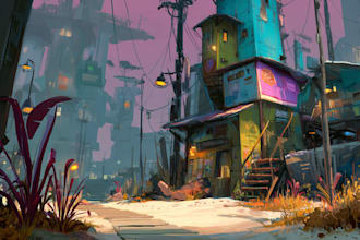 create fantasy environment concept art