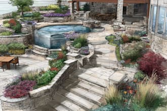 design your landscape, backyard, garden, patio and hardscape
