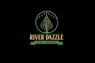 design river falls wi city festival logo