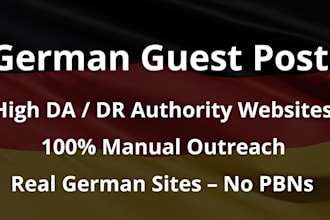 publish german guest posts on high da DR authority websites