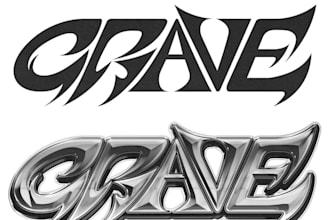 design a chrome type logo for streetwear brands
