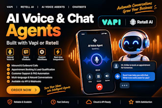 build ai voice agents and chatbots using vapi or retell