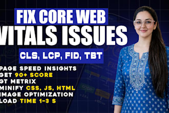 fix core web vitals to improve google pagespeed score