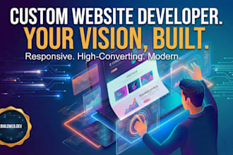 design and develop a modern responsive react landing page