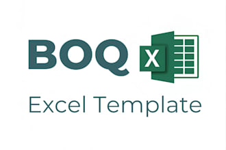 provide a professional construction boq excel template