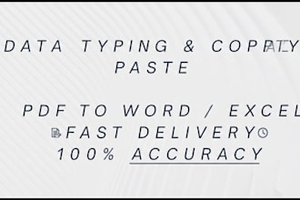 do assignment typing and data entry work