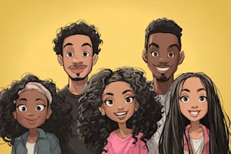do a cartoon portrait of you, perfect gift