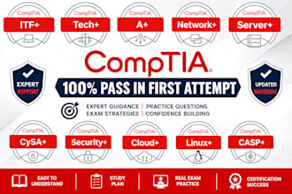 assist in comptia a network security and cysa certs