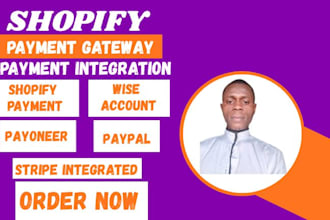create verified shopify payment, paypal, stripe, payoneer,