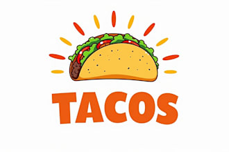 make different mexican tacos logo in very short time