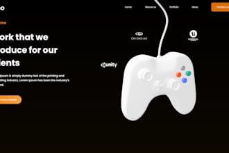 build a responsive HTML CSS website or landing page