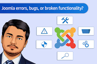 fix any joomla issue, error, or bug fast