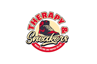 design sneakers lovers mental health advocates logo